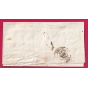 CURSIVE 29 LUSSAN GARD BOITE RURALE J LA BASTIDE D'ENGRAS DECIME RURAL POUR NIMES 1844 LETTRE COVER