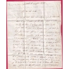 CURSIVE 29 LUSSAN GARD BOITE RURALE J LA BASTIDE D'ENGRAS DECIME RURAL POUR NIMES 1844 LETTRE COVER