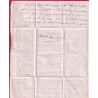 CURSIVE 29 LUSSAN GARD BOITE RURALE J LA BASTIDE D'ENGRAS DECIME RURAL POUR NIMES 1844 LETTRE COVER