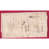 CAD TYPE 12 ESPALLION AVEYRON EN BLEU POUR ROME ITALIE ITALIA VIA NIZZA DI MARE 1832 RARE INDICE 15 LETTRE COVER