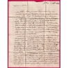 CAD TYPE 12 ESPALLION AVEYRON EN BLEU POUR ROME ITALIE ITALIA VIA NIZZA DI MARE 1832 RARE INDICE 15 LETTRE COVER