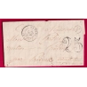 CAD TYPE 15 BASSOUS YONNE BOITE RURALE F A IDENTIFIER POUR PROVINS SEINE ET MARNE 1850 LETTRE COVER