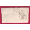 CAD TYPE 15 BASSOUS YONNE BOITE RURALE F A IDENTIFIER POUR PROVINS SEINE ET MARNE 1850 LETTRE COVER