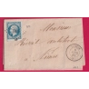 N°14 PC 1811 LUSSAN GARD INDICE 11 POUR NIMES GARD LETTRE COVER