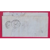 N°29 GRAND BORD DE FEUILLE PARIS ETOILE 11 R ST HONORE POUR ELBEUF 1868 LETTRE COVER