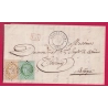 TARIF FRONTALIER N°59 53 GC 4785 FRESNES NORD POUR TOURNAY BELGIQUE LETTRE COVER