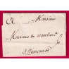 MARQUE DE VERSAILLES SEINE ET OISE LENAIN N°5 POUR NEMOURS SEINE ET MARNE INDICE 12 LETTRE COVER