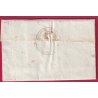 FRANCHISE LE SOUS PREFET D 'UZES GARD POUR ALAIS ALES 1815 LETTRE COVER