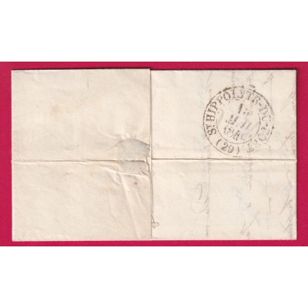 CURSIVE 29 SUMENE CAD TYPE 13 LE VIGAN POUR ST HYPPOLITE GARD INDICE 11 LETTRE COVER