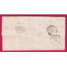 N°14 PC 2944 LA SOUTERRAINE CREUSE OR MORLIANE ?? POUR LIMOGES HAUTE VIENNE MENTION 7GR1/2 JUSTE LETTRE COVER