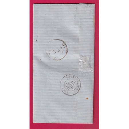 N°14 PC 2921 SOMMIERES GARD BOITE RURALE Q AUBAIS POUR GIGNAC HERAULT LETTRE COVER