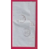 N°14 PC 2921 SOMMIERES GARD BOITE RURALE Q AUBAIS POUR GIGNAC HERAULT LETTRE COVER