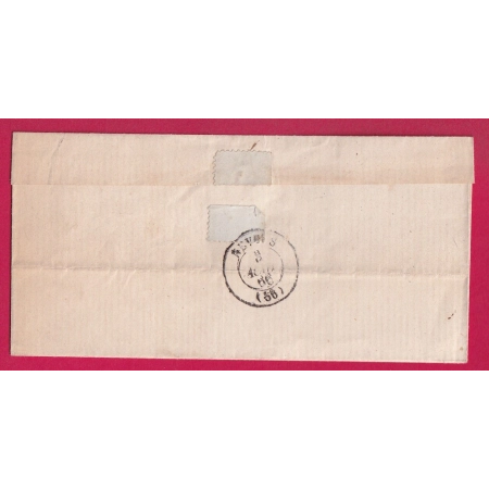 N°22 GC 4171 LE VEURDRE ALLIER CAD TYPE 22 SIMPLE CERCLE ?? POUR NEVERS LETTRE COVER