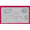 N°68 CAD TYPE 16 NOUZON ARDENNES POUR PARIS LETTRE COVER