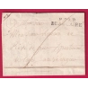 MARQUE P29P BEAUCAIRE GARD 1827 POUR RIVE DE GIERS LOIRE INDICE 12 LETTRE COVER