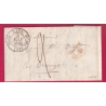 CAD TYPE 11 UZES GARD 1835 POUR ORANGE VAUCLUSE INDICE 10 LETTRE COVER
