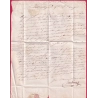 CAD TYPE 11 UZES GARD 1835 POUR ORANGE VAUCLUSE INDICE 10 LETTRE COVER