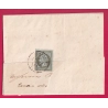 N°19 CAD BORDEAUX 1869 SEUL SUR DOCUMENT BANDE INCOMPLETE LETTRE COVER