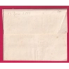 N°19 CAD BORDEAUX 1869 SEUL SUR DOCUMENT BANDE INCOMPLETE LETTRE COVER