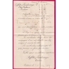 N°19 CAD BORDEAUX 1869 SEUL SUR DOCUMENT BANDE INCOMPLETE LETTRE COVER