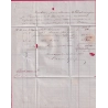 N°30 GC 532 BORDEAUX LES CHARTONS POUR LONDRES LONDON 1870 PENDANT LE SIEGE DE PARIS LETTRE COVER