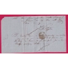 N°21 GC 4550 BELLEGARDE DU GARD CAD TYPE 22 POUR NIMES 1866 LETTRE COVER