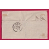 N°91 X2 NICE ALPES MARITIMES DOUBLE PORT POUR GENES ITALIE LETTRE COVER