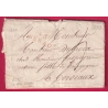 MARQUE 45 NERAO NERAC EN ROUGE 1819 CURIOSITE NON SIGNALE POUR BORDEAUX LETTRE COVER