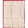 MARQUE P45P NERAC LOT ET GARONNE 1824 POUR AGEN LETTRE COVER