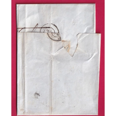 CURSIVE 29 VEZENOBRES GARD BOITE RURALE C BRIGNON POUR LYON INDICE 15 LETTRE COVER