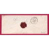 CURSIVE 29 CODOGNAN GARD 1854 DATEUR B POUR NIMES INDICE 16 LETTRE COVER