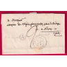 CAD TYPE 15 VAUVERT GARD BOITE RURALE A AIMARGUES FEVRIER 1849 POUR NIMES LETTRE COVER