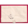 CAD TYPE 15 VAUVERT GARD BOITE RURALE A AIMARGUES FEVRIER 1849 POUR NIMES LETTRE COVER