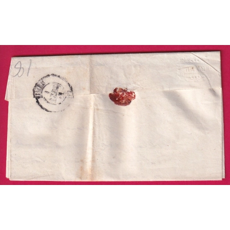 N°14 PC 588 CALVISSON GARD BOITE RURALE G CLARENSAC POUR NIMES LETTRE FRANCE