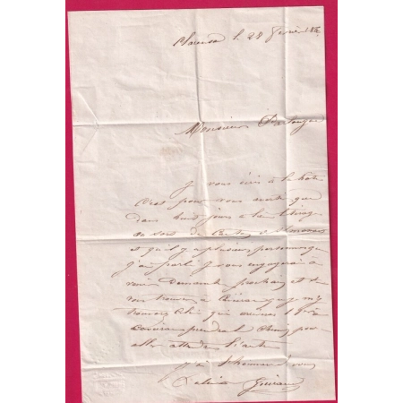 N°14 PC 588 CALVISSON GARD BOITE RURALE G CLARENSAC POUR NIMES LETTRE FRANCE