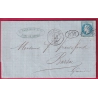 N°29 GC 2989 PORT STE MARIE LOT ET GARONNE BM PONT DE BORDES POUR BARSAC GIRONDE LETTRE FRANCE