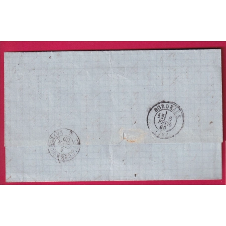 N°29 GC 2989 PORT STE MARIE LOT ET GARONNE BM PONT DE BORDES POUR BARSAC GIRONDE LETTRE FRANCE