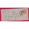 N°23 GC 2240 MARSEILLE CAD ESPAGNOL CADIZ FRANCO SUR TIMBRE ESPAGNE LETTRE FRANCE