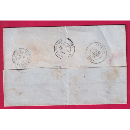 N°60 GC REFAIT 703 CALVISSON GARD POUR VAUCLUSE LETTRE COVER