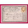 N°55 LOSANGE EVIDE ST ETIENNE LOIRE CAD TYPE 18 POUR LYON RHONE CARTE PRECURSEUR LETTRE COVER