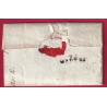 MARQUE 72 MANTES UTILISEE EN DEBOURSE 1793 DEPART MEZIERES ARDENNES POUR NANTES LETTRE COVER