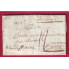 MARQUE 72 MANTES UTILISEE EN DEBOURSE 1793 DEPART MEZIERES ARDENNES POUR NANTES LETTRE COVER