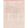 RARE CACHET ENTREE PRUSSE 4 BOUZONVILLE 4 MOSELLE POUR REIMS  DEPART BRUXELLE BELGIQUE 1853 LETTRE COVER
