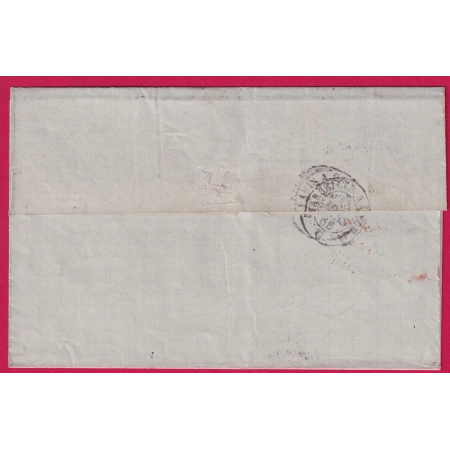 N°22 PAIRE GC 113 ANNONAY ARDECHE POUR LONDRES LONDON 1866 LETTRE COVER