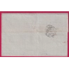 N°22 PAIRE GC 113 ANNONAY ARDECHE POUR LONDRES LONDON 1866 LETTRE COVER