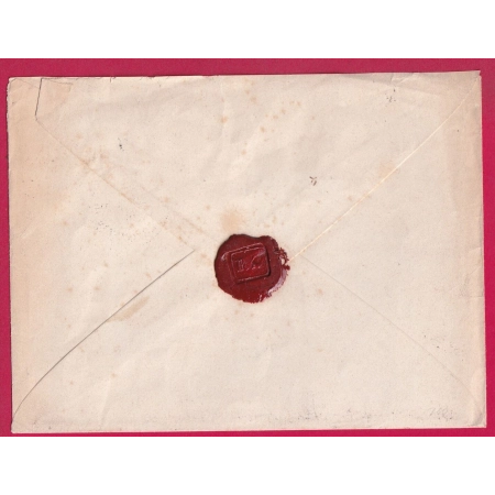 GUERRE SIEGE DE PARIS N°36 ETOILE R MONTAIGNE POUR PARIS 30 DEC 1870 LETTRE COVER