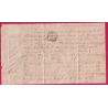 N°60 GC CARCASSONNE AUDE CACHET 25C CONFIRMATION DU TIMBRE TAXE 3 ALLEMANDE VALLERYSTHAL MOSELLE ALLEMAGNE LETTRE COVER