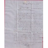 N°60 CAD PONTARLIER TARIF LIMITROPHE TAXE DOUBLE PORT POUR LE SENTIER VAL DE JOUX SUISSE 1876 LETTRE COVER