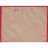 N°137 138 X2 PARIS LEVEE EXCEPTIONNELLE DOUBLE PORT PARIS DEPART POUR NIMES 1908 LETTRE COVER