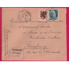 N°602 713 RECOMMANDE PROVISOIRE SEREMANGE ERZANGE MOSELLE 1945 POUR STRASBOURG 1945 LETTRE COVER